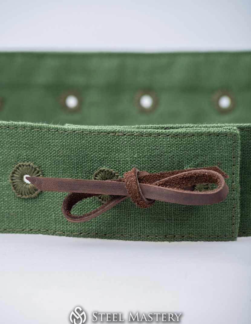 Medieval linen belt XIV-XV cent.  photo made by Steel-mastery.com