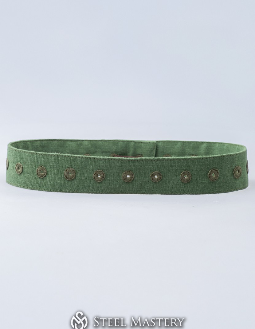 Medieval linen belt XIV-XV cent.  photo made by Steel-mastery.com