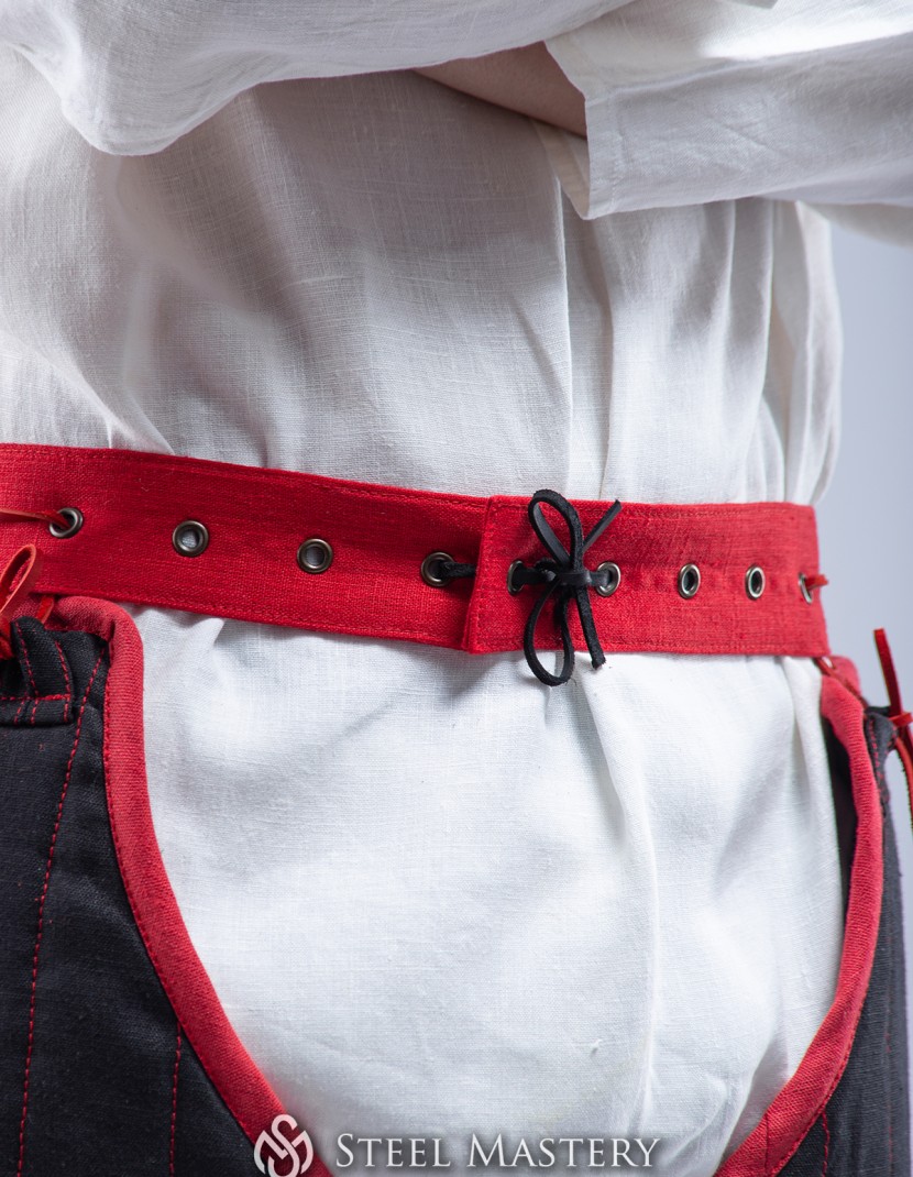 Medieval linen belt XIV-XV cent.  photo made by Steel-mastery.com