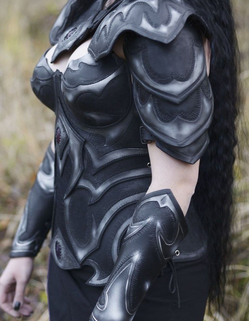 Spaulders, part of female fantasy armour photo made by Steel-mastery.com