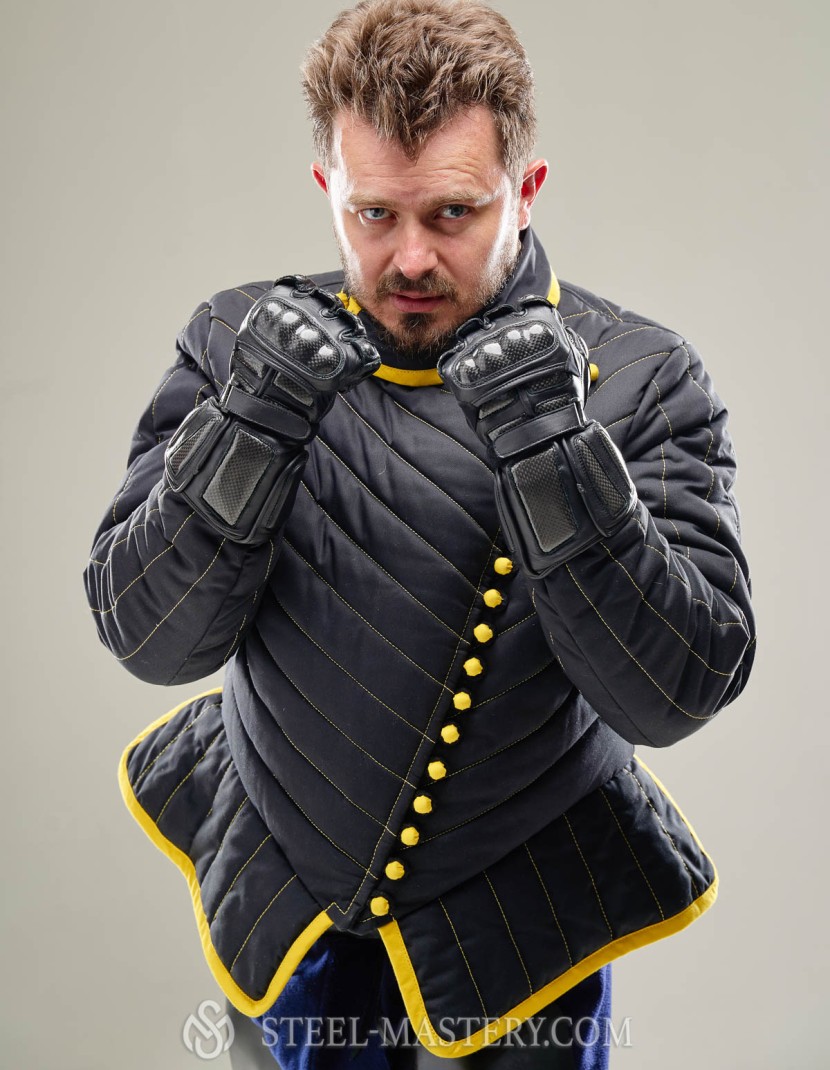 Short gloves for HEMA/fencing photo made by Steel-mastery.com