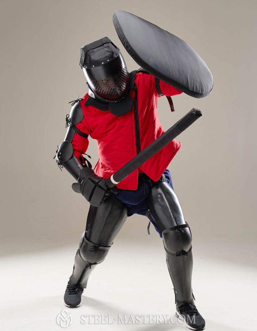 Arms protection for HEMA fencing, MSF training photo made by Steel-mastery.com