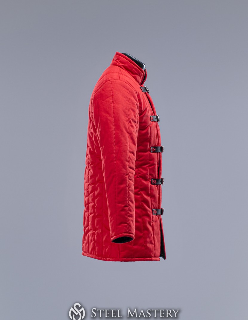 Medieval short Gambeson  photo made by Steel-mastery.com