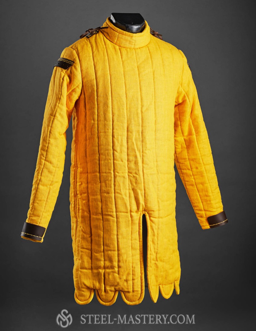 European gambeson front closed photo made by Steel-mastery.com