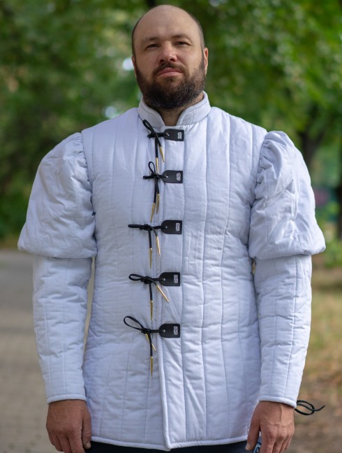 Puffed sleeves doublet