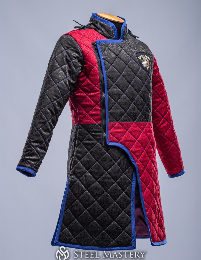 HEMA style gambeson with diamond stitching photo made by Steel-mastery.com