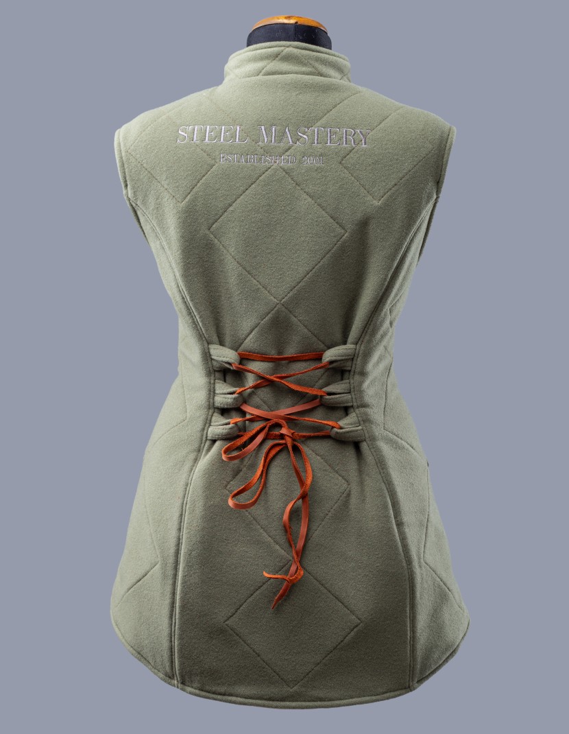 Sleeveless vest in medieval style  photo made by Steel-mastery.com