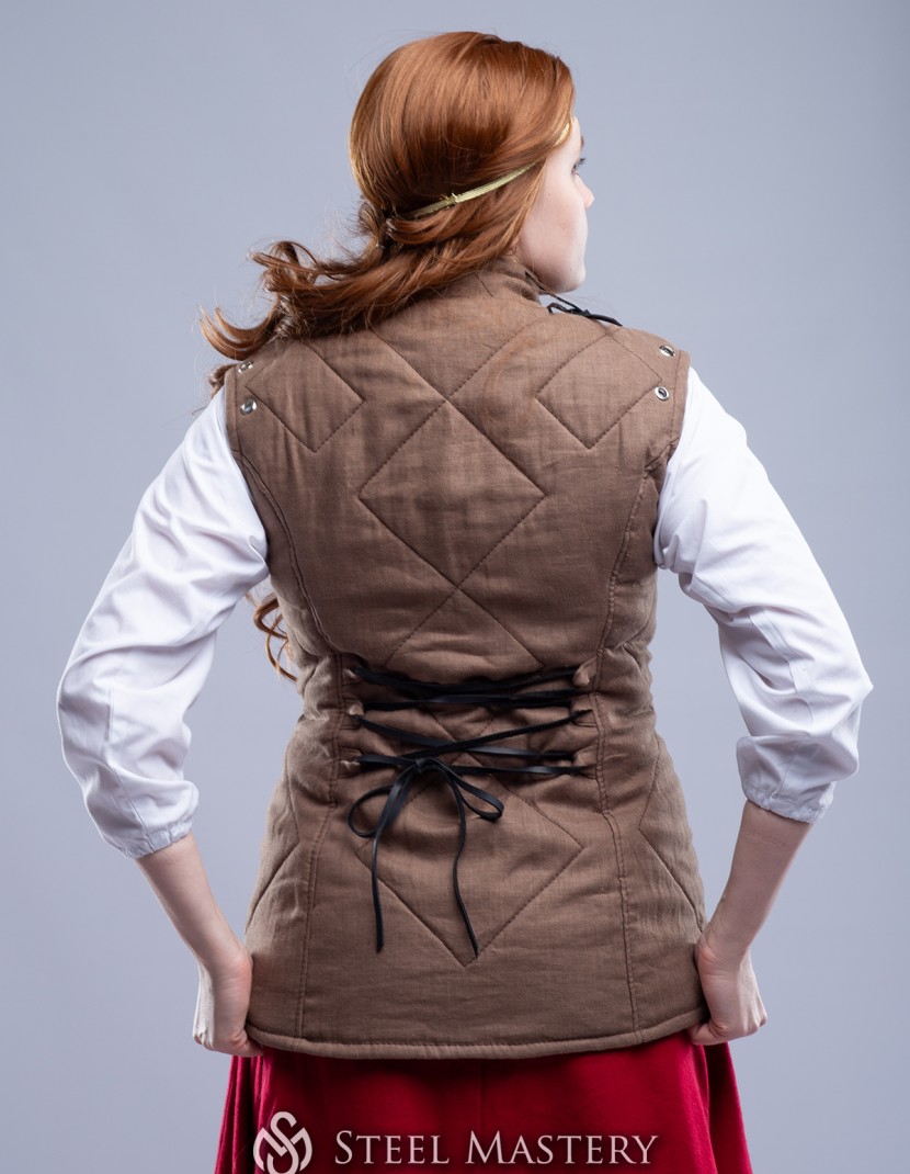FEMALE SLEEVELESS GAMBESON photo made by Steel-mastery.com