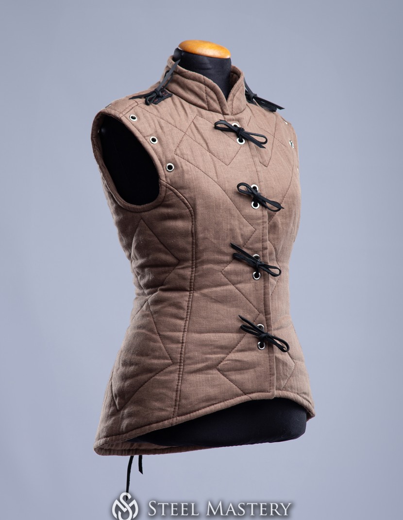 FEMALE SLEEVELESS GAMBESON photo made by Steel-mastery.com