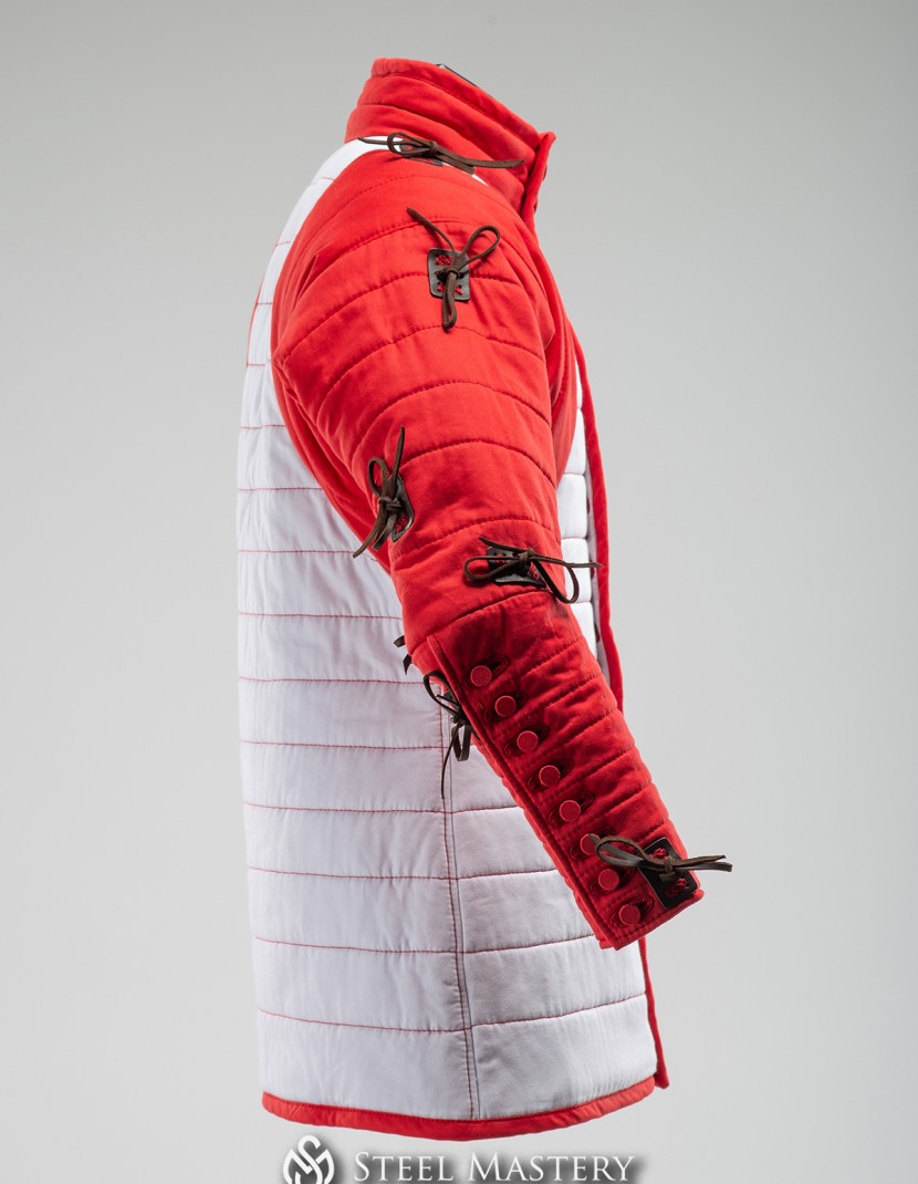 Gambeson of XIV- XV century in style the pourpoint of Charles de Blois photo made by Steel-mastery.com