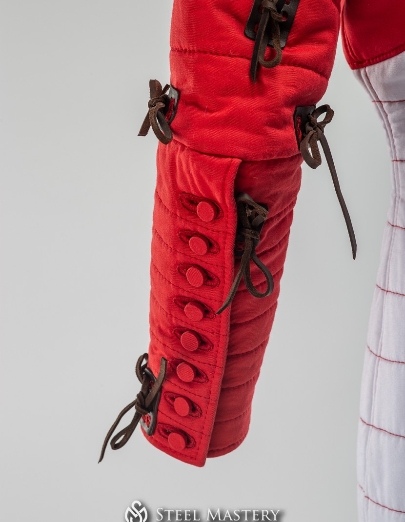 Gambeson of XIV- XV century in style the pourpoint of Charles de Blois photo made by Steel-mastery.com