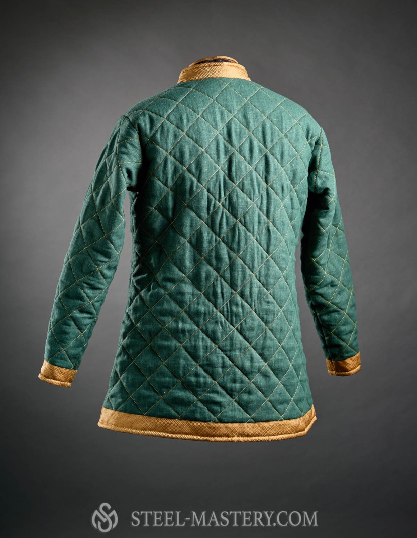 Birka quilted viking caftan photo made by Steel-mastery.com