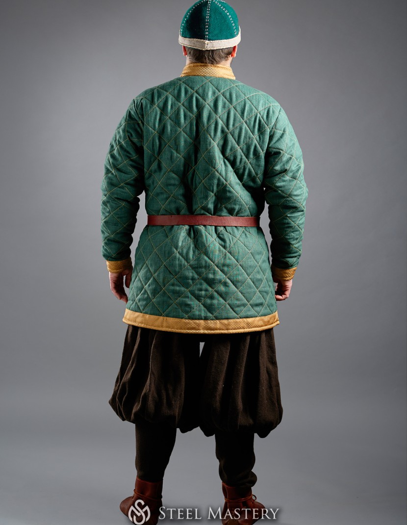 Birka quilted viking caftan photo made by Steel-mastery.com