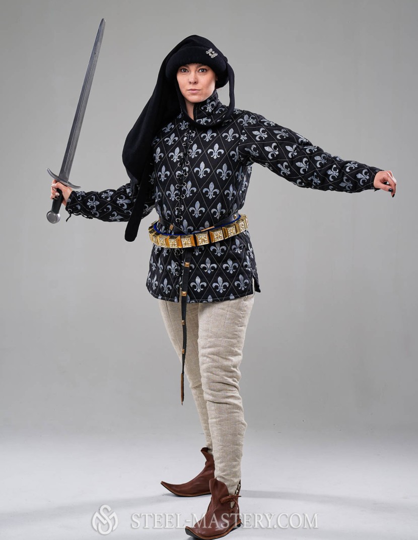 XVth century Jeanne d'Arc gambeson photo made by Steel-mastery.com