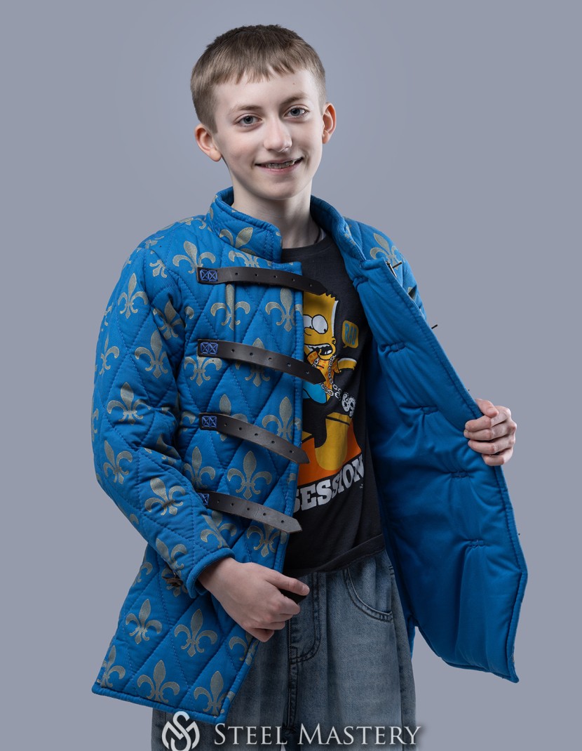 15th Century Kids Gambeson "Jeanne d'Arc" photo made by Steel-mastery.com