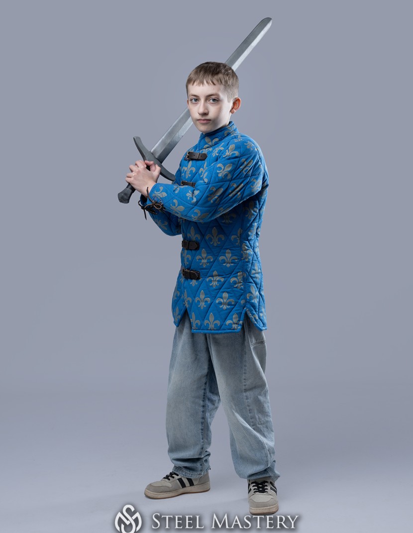 15th Century Kids Gambeson "Jeanne d'Arc" photo made by Steel-mastery.com