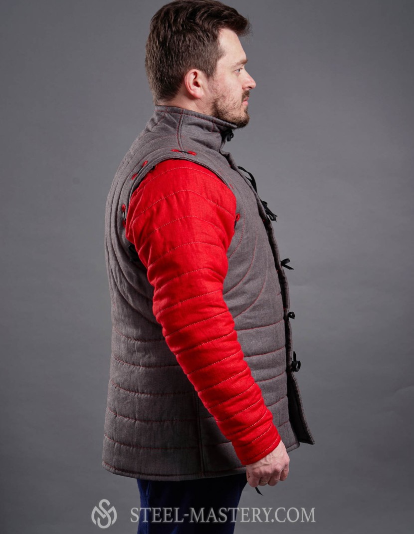 HEMA gambeson with lapped sleeves photo made by Steel-mastery.com