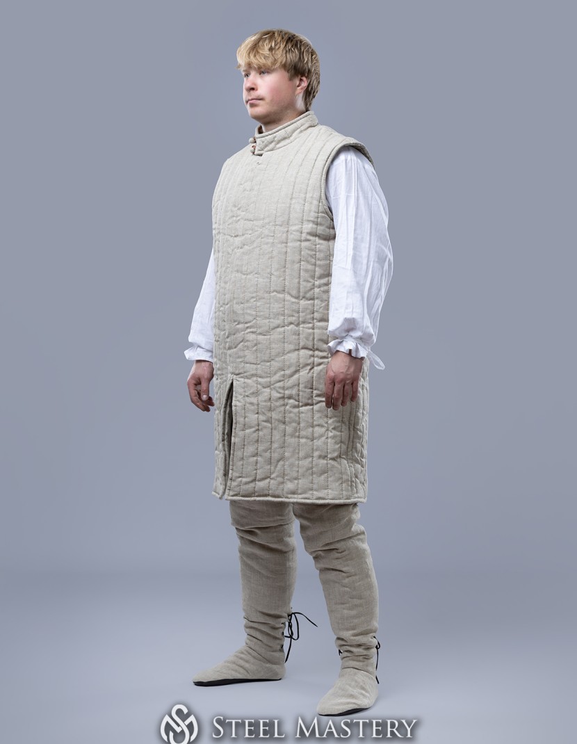 Sleeveless Aketon — 13th Century  photo made by Steel-mastery.com