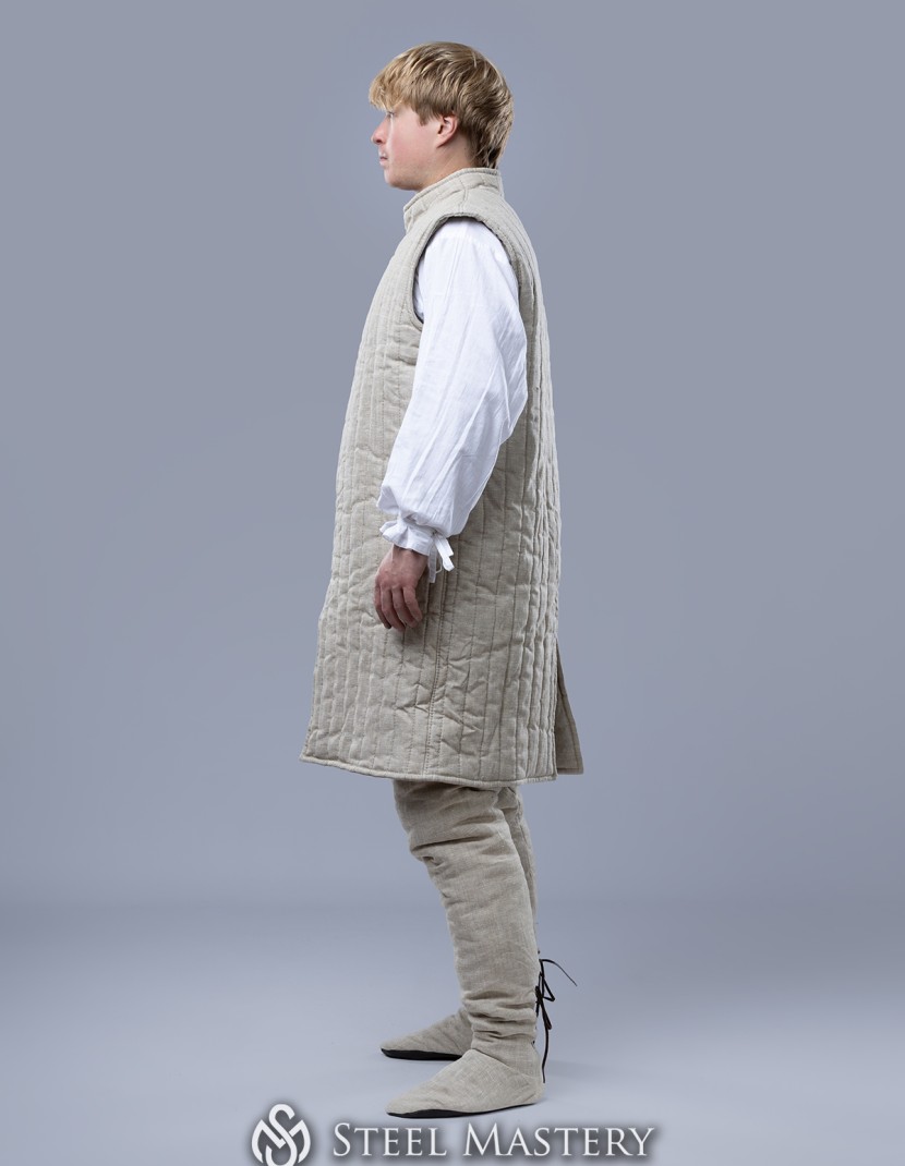 Sleeveless Aketon — 13th Century  photo made by Steel-mastery.com