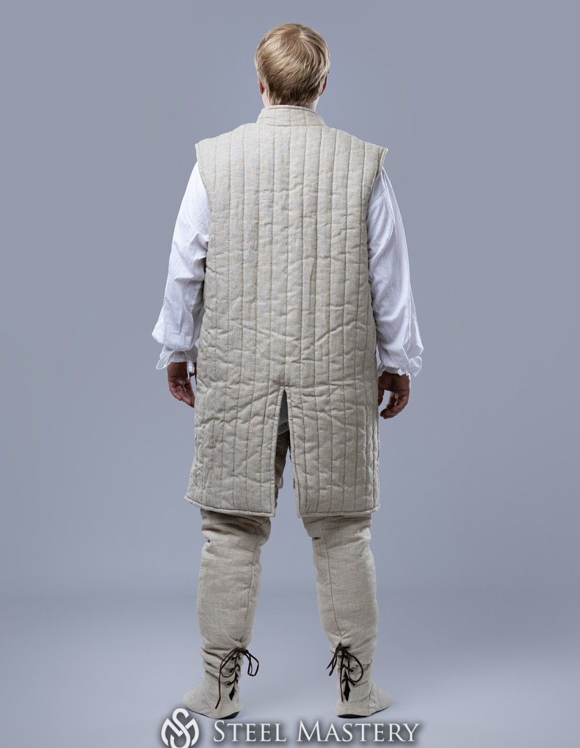 Sleeveless Aketon — 13th Century  photo made by Steel-mastery.com