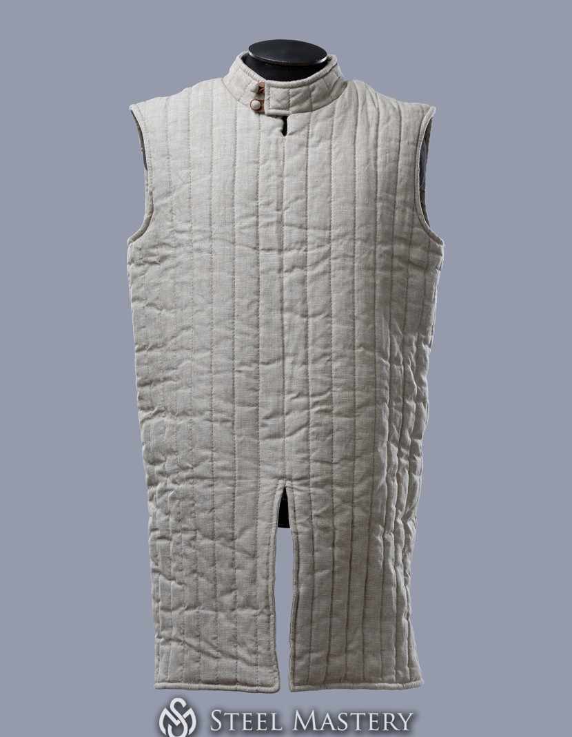 Sleeveless Aketon — 13th Century  photo made by Steel-mastery.com