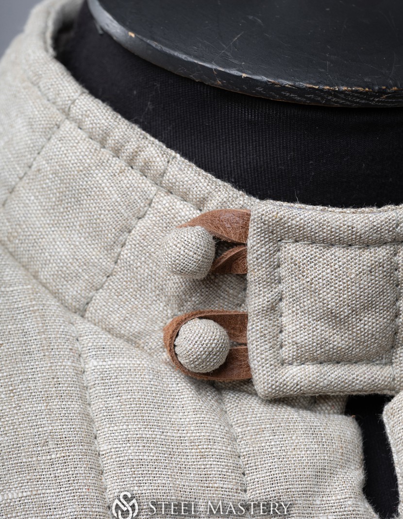 Sleeveless Aketon — 13th Century  photo made by Steel-mastery.com