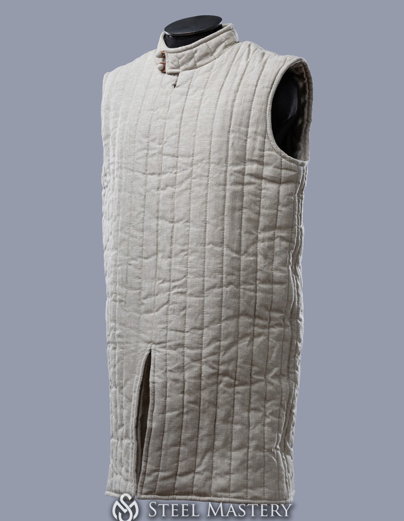 Sleeveless Aketon — 13th Century  photo made by Steel-mastery.com
