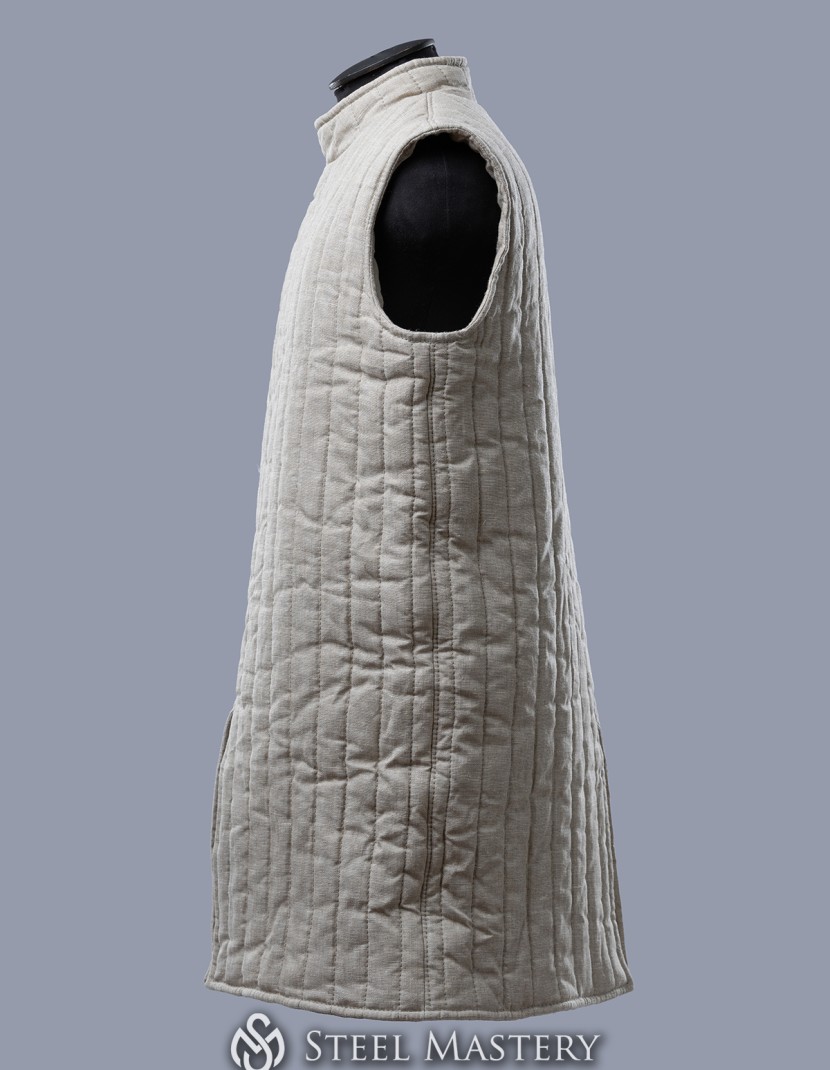 Sleeveless Aketon — 13th Century  photo made by Steel-mastery.com