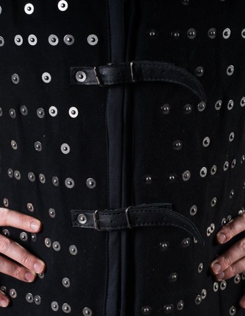 Brigandine with fastenings in the front photo made by Steel-mastery.com