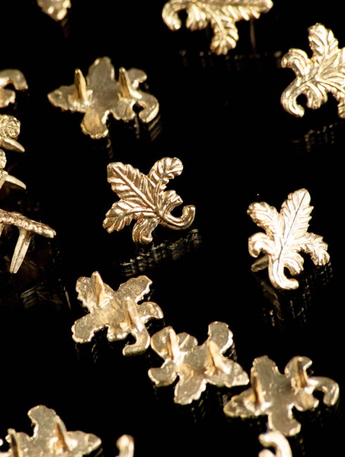 Medieval belt mount “Leaf”, 1360-1500 years (10 pcs)