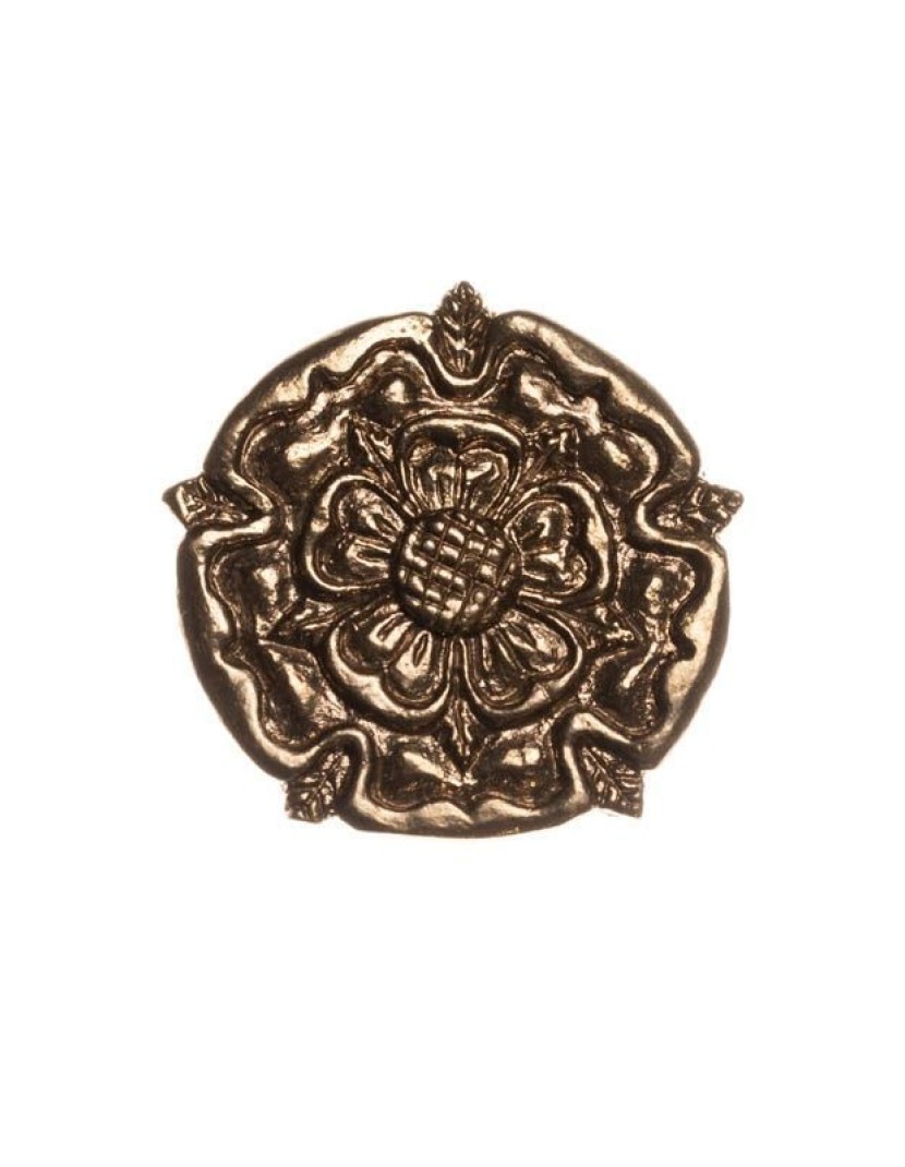 Medieval cast bronze mount “Rose”, XIV-XVI centuries (2 pcs) photo made by Steel-mastery.com