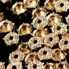 Medieval eyelet mount for belt “Rose”, 1360-1500 years (10 pcs) image-1