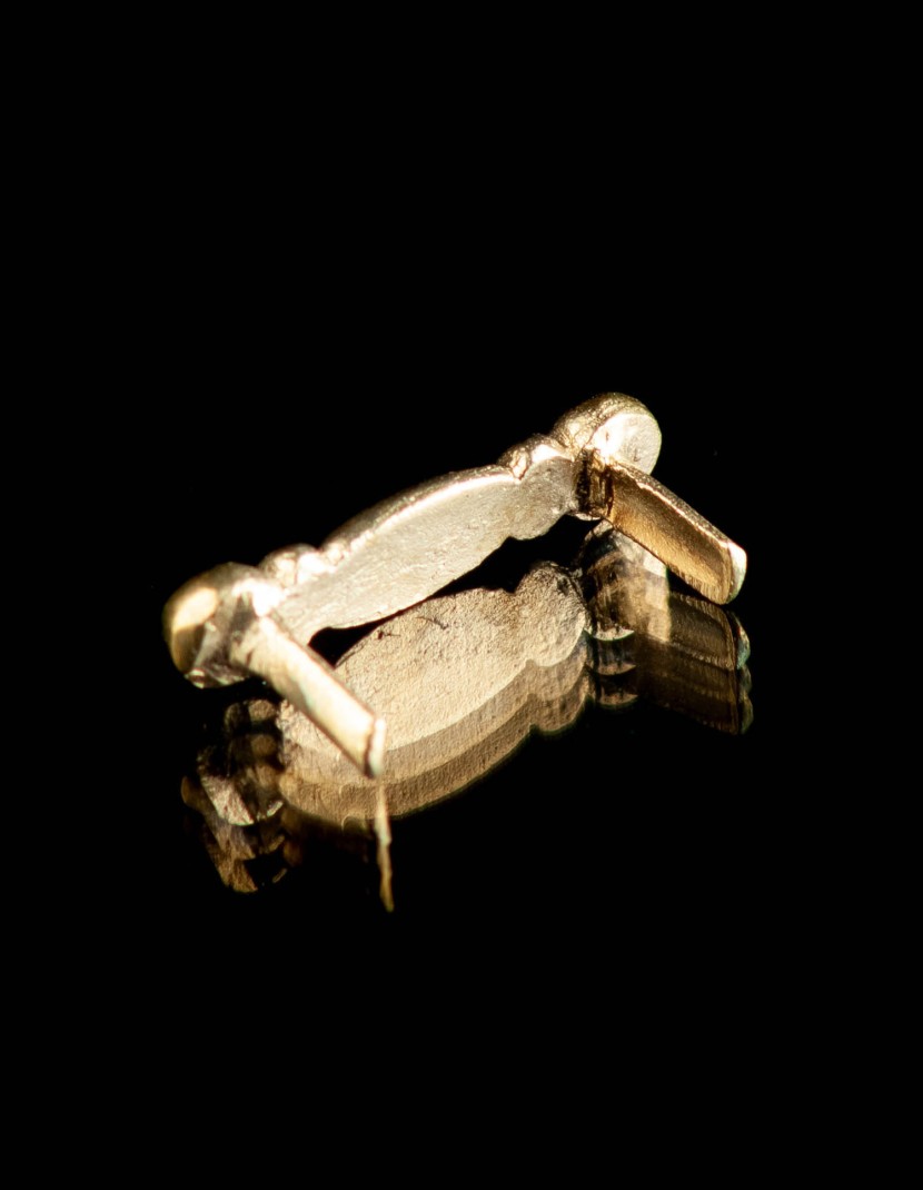 Medieval belt mount of bar shape, XIII-XV centuries (17 pcs  in stock  photo made by Steel-mastery.com