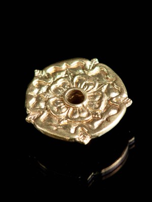 Medieval heraldic eyelet mount “Rose”, 1400-1500 years (5 pcs)
