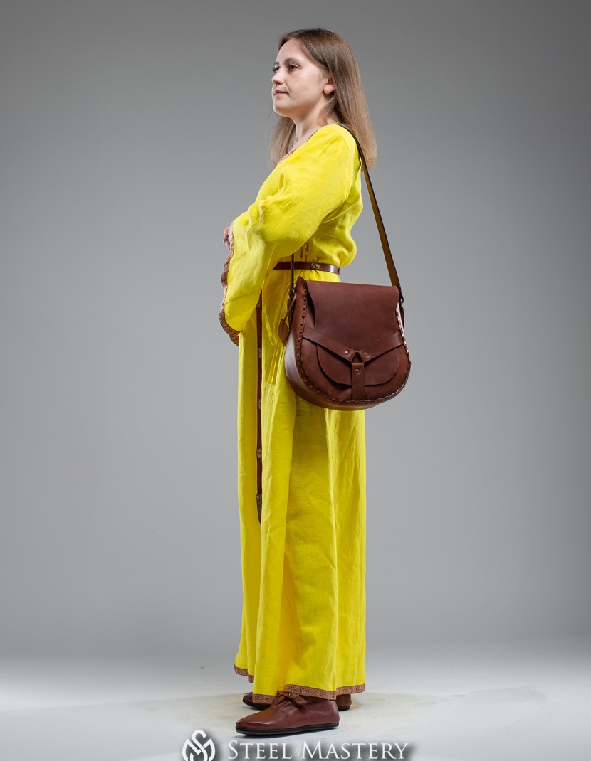 Enchanting Leather Shoulder Bag photo made by Steel-mastery.com