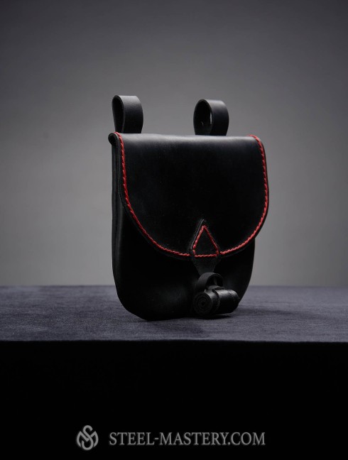 Handmade medieval belt bag