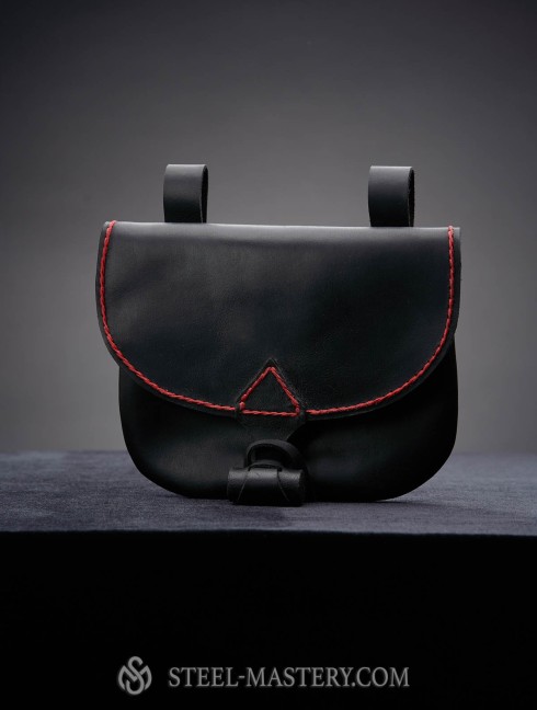 Handmade medieval belt bag