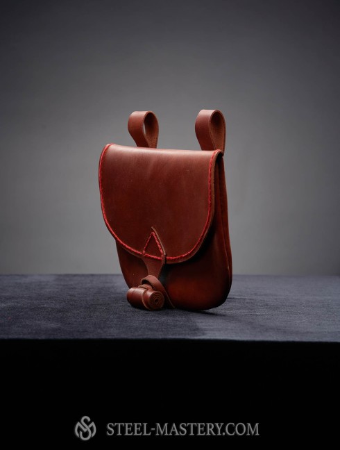 Handmade medieval belt bag