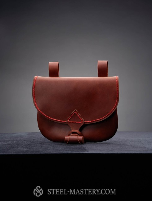 Handmade medieval belt bag