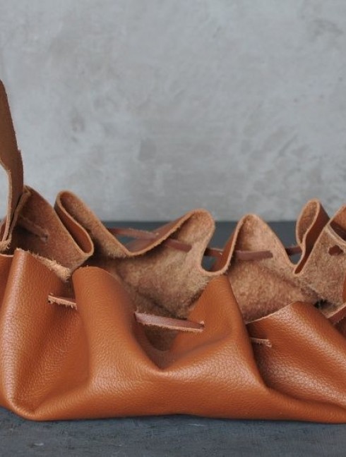 Soft leather pouch
