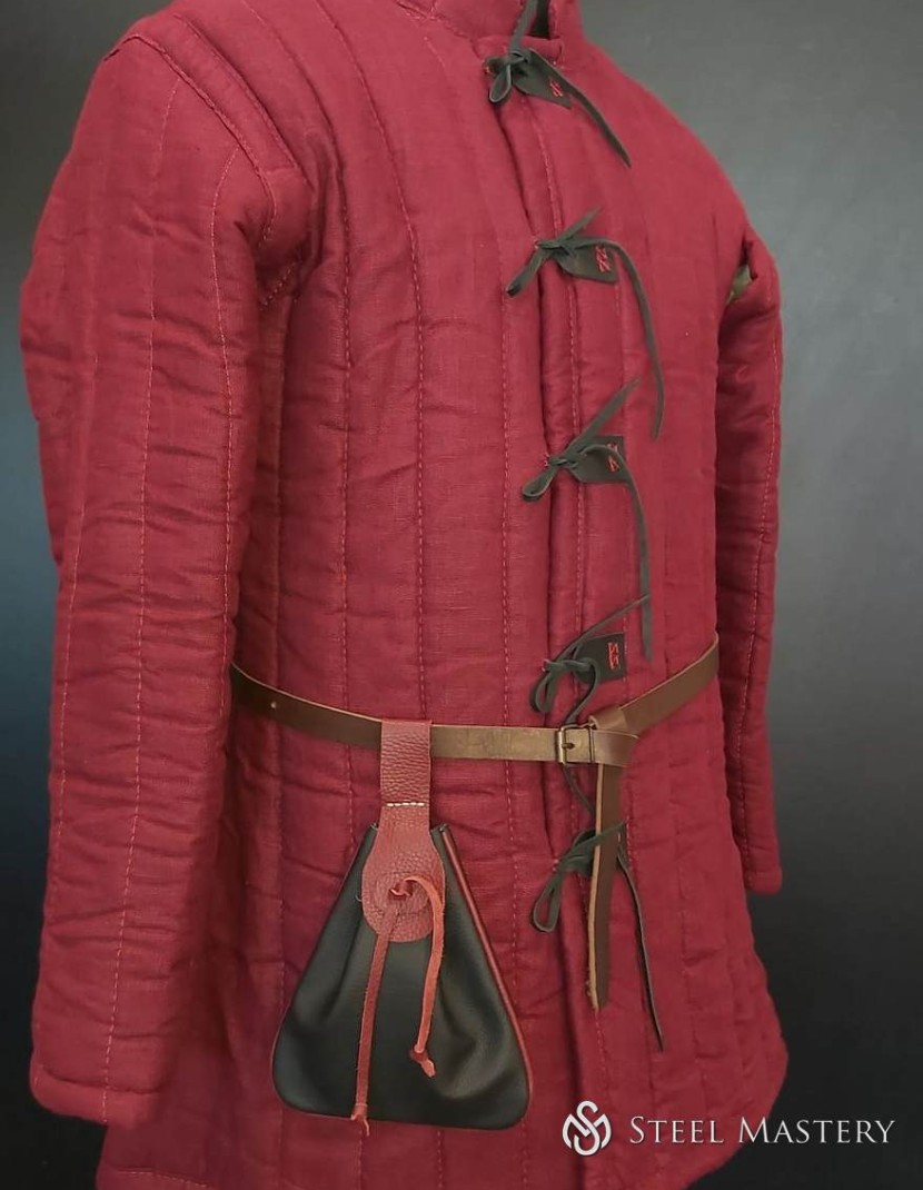 Viking Triangular Leather Belt Bag  photo made by Steel-mastery.com