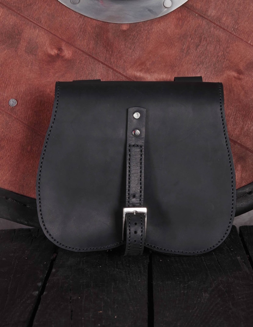 Belt leather bag photo made by Steel-mastery.com