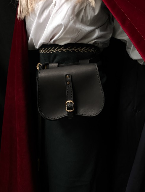 Belt leather bag