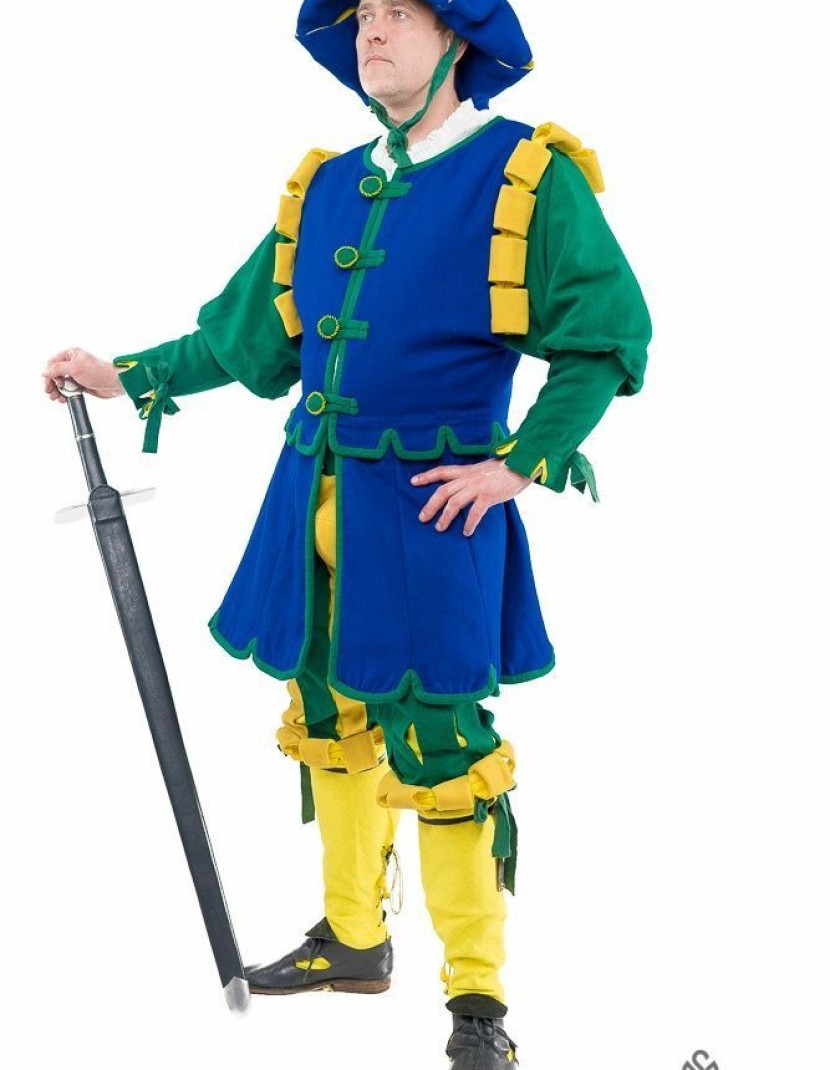 Costume of landsknecht (from Heinrich Aldegrever gravure) photo made by Steel-mastery.com