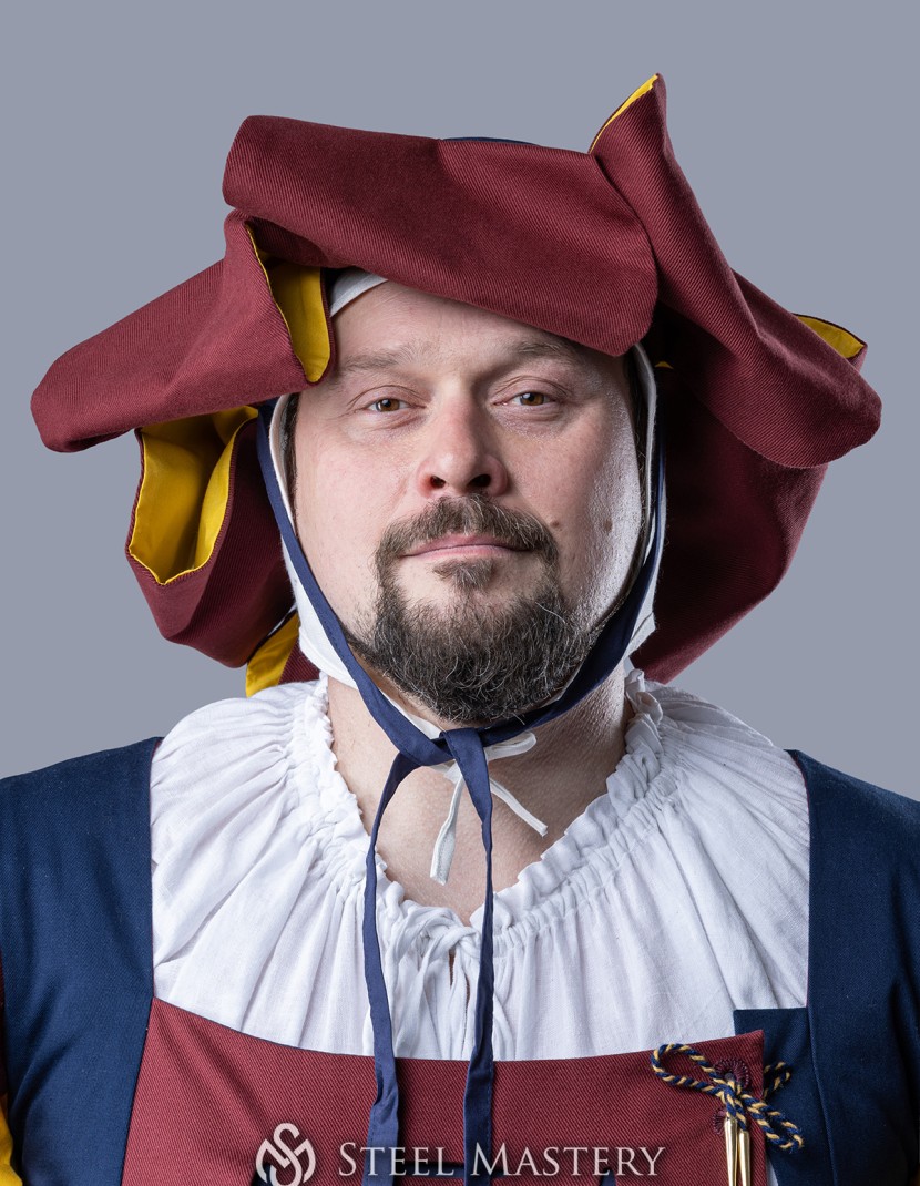 Medieval costume of landsknecht, XVI century photo made by Steel-mastery.com