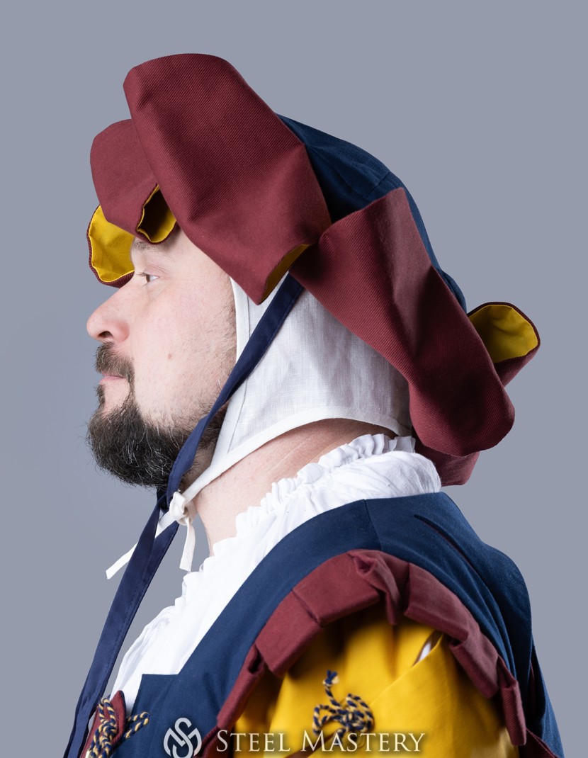 Medieval costume of landsknecht, XVI century photo made by Steel-mastery.com