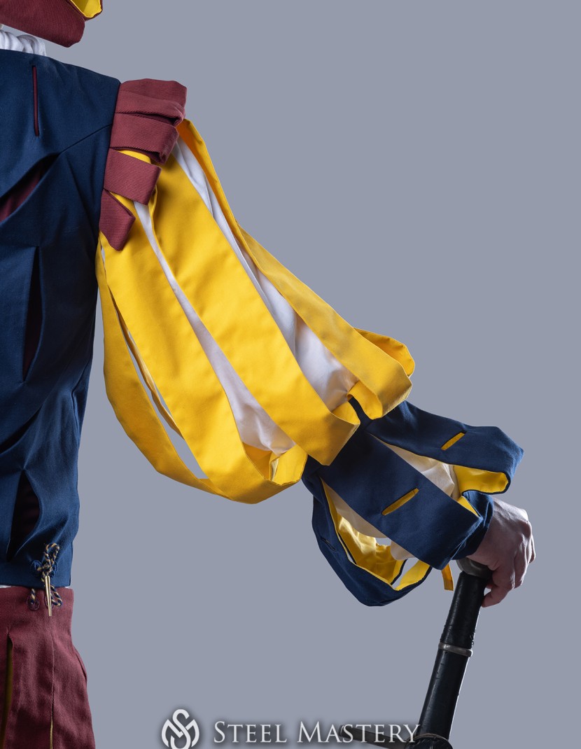 Medieval costume of landsknecht, XVI century photo made by Steel-mastery.com