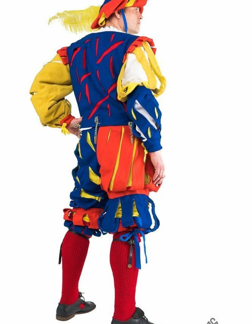 Medieval costume of landsknecht, XVI century photo made by Steel-mastery.com