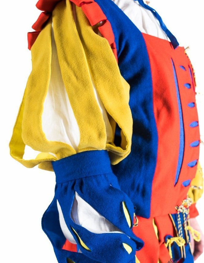 Medieval costume of landsknecht, XVI century photo made by Steel-mastery.com