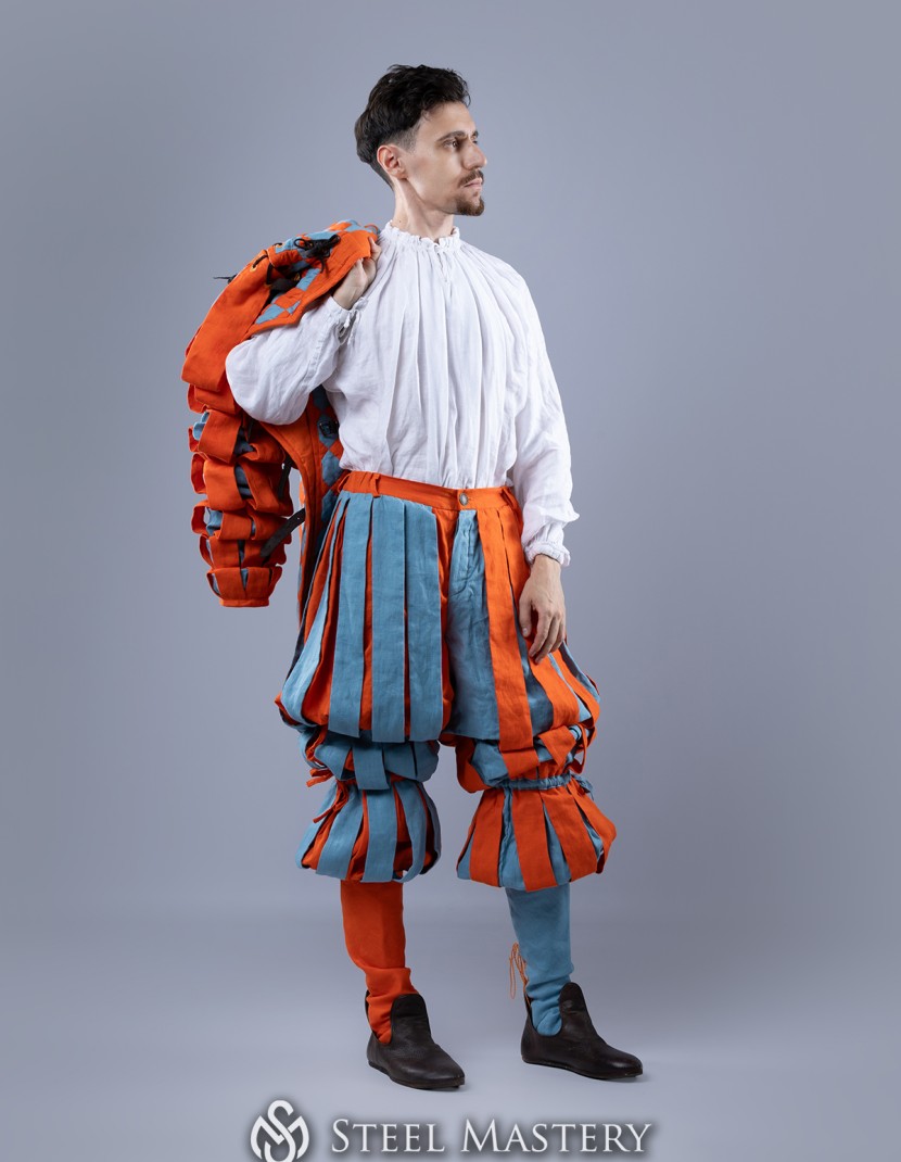 Landsknecht Chequy-quilted Padded Set photo made by Steel-mastery.com